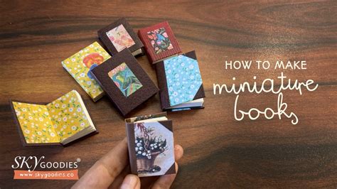 how to make miniature books and explore the history of bookbinding