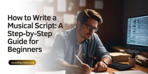 How to Write a Musical Script: A Guide to Crafting the Art of Music and Storytelling